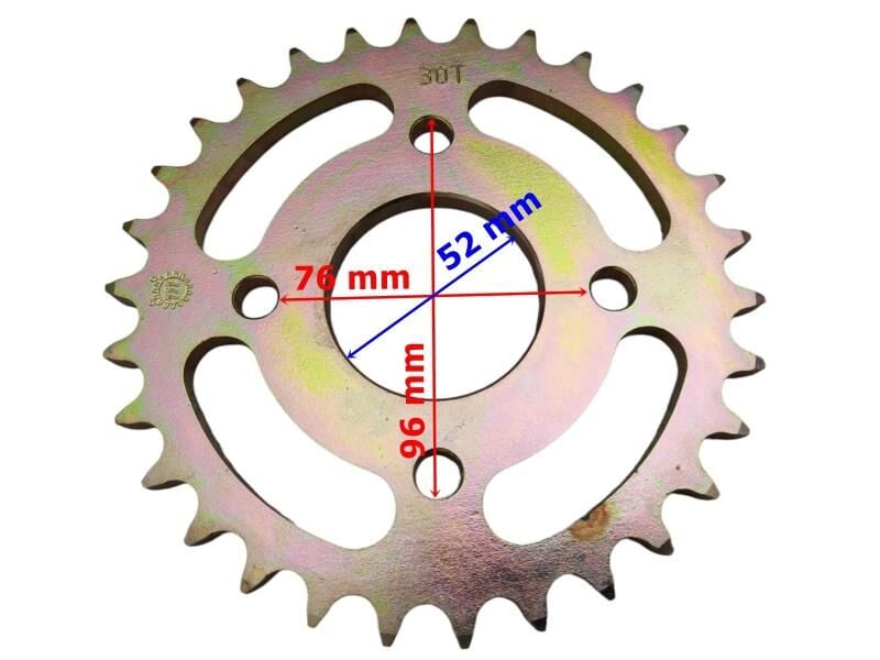 Atv Arka Dişli 530-30T İç 52 Mm 4 Delikli Öm
