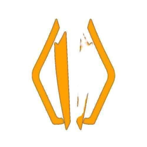 Mondial Strada 2022 - 2025 Uyumlu Far Üstü Film Turuncu