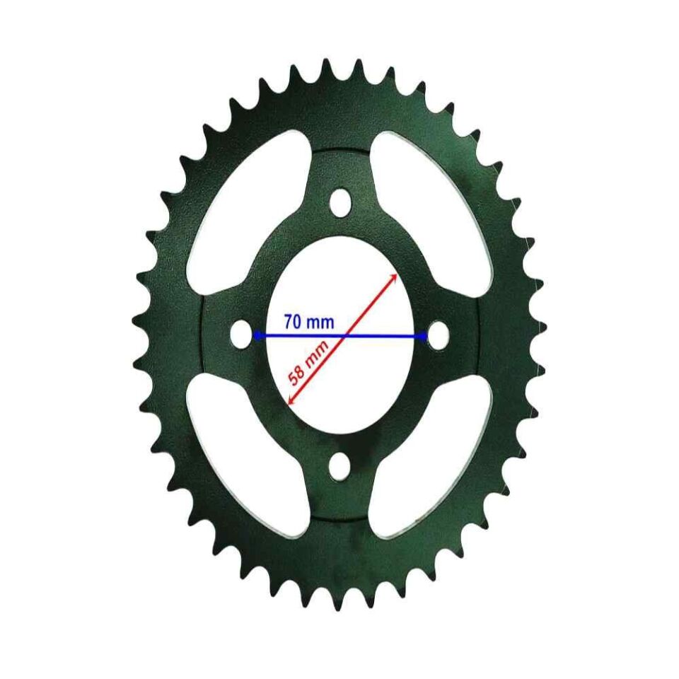 Mondial Z-One 150-180 Arka Dişli 428-39T İç 58 Mm 4 Delik Ind Öm