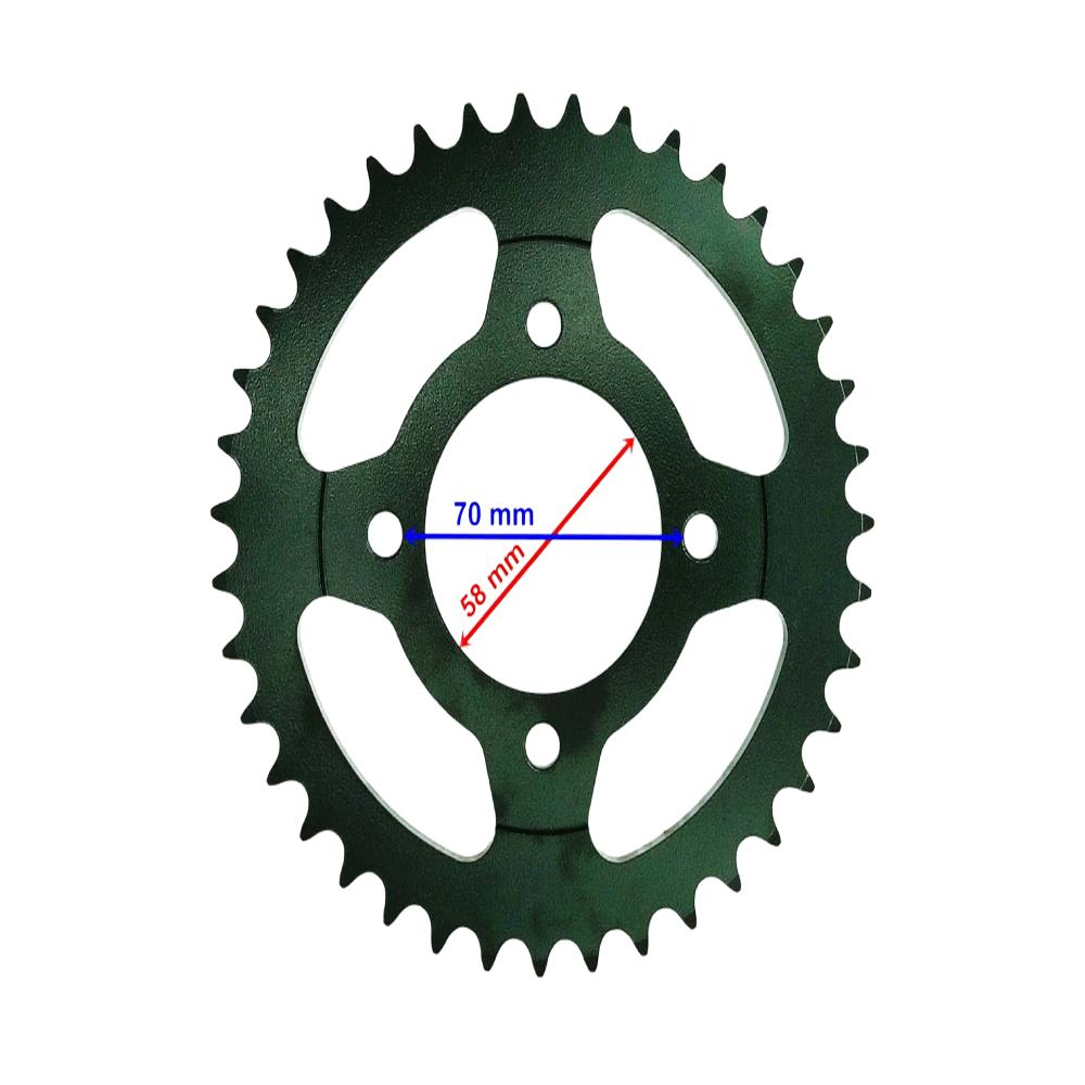 Mondial Z-One 150-180 Arka Dişli 428-39T İç 58 Mm 4 Delik Ind Öm