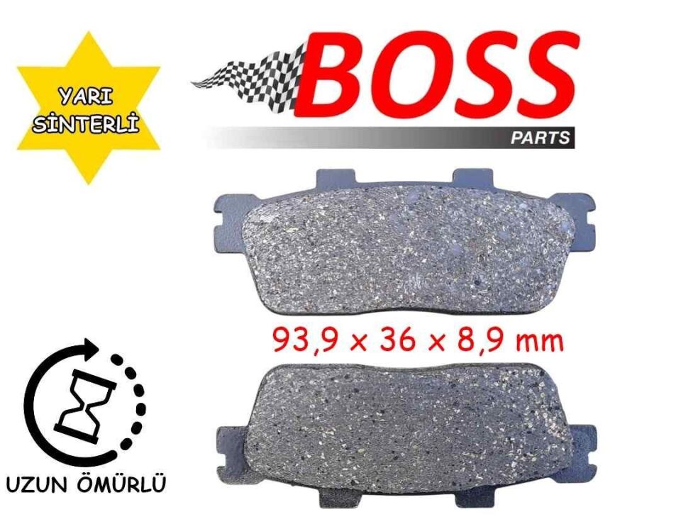 Arka Fren Disk Balata Boss Sfa427 Joymax 250-Gts 250-Joyride 200İ-Hd Evo 200-Kymco Xciting 250
