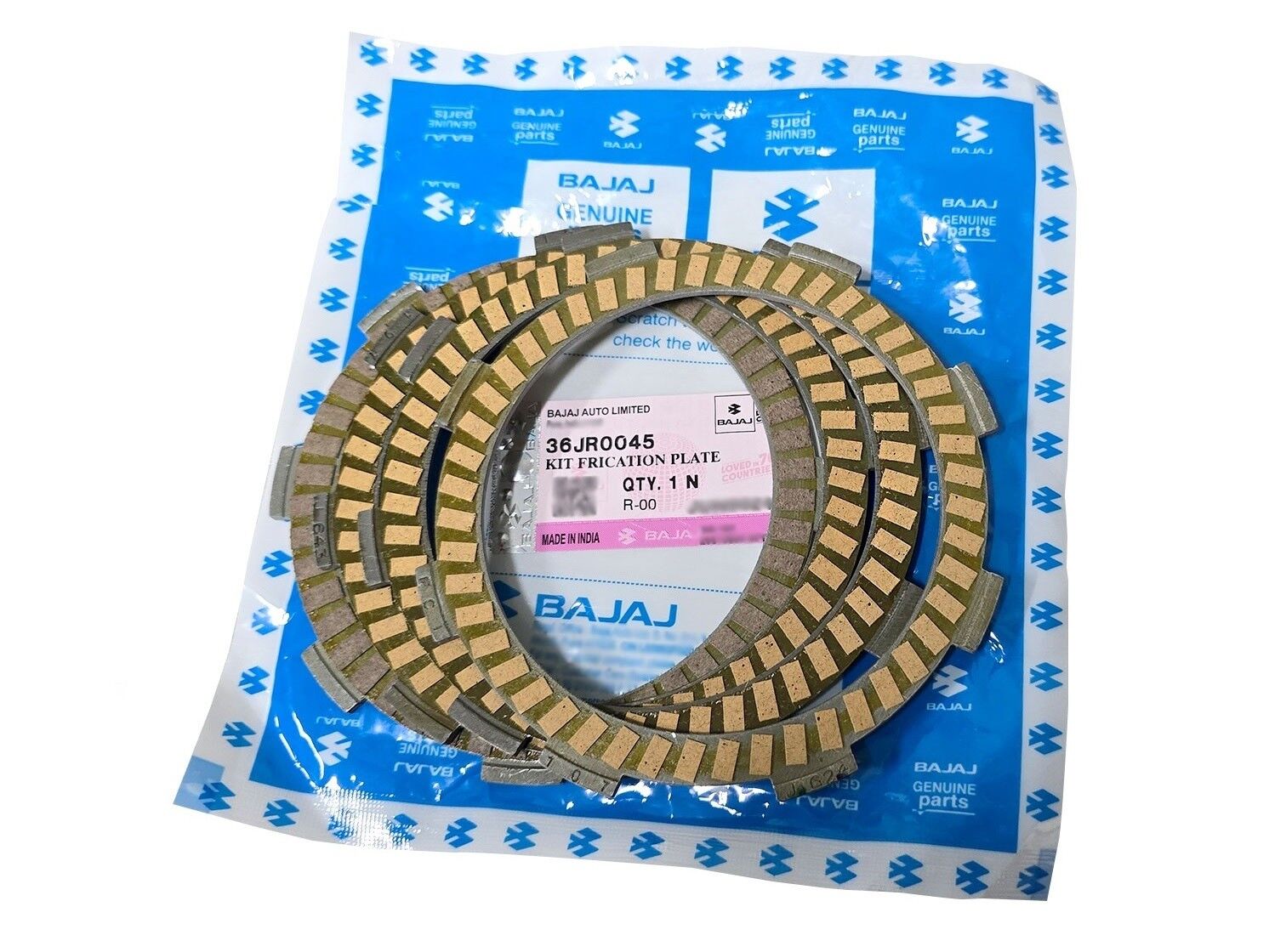 Bajaj Pulsar N250 F250 Debriyaj Balatası 4 Lü 36Jr0045 Orj