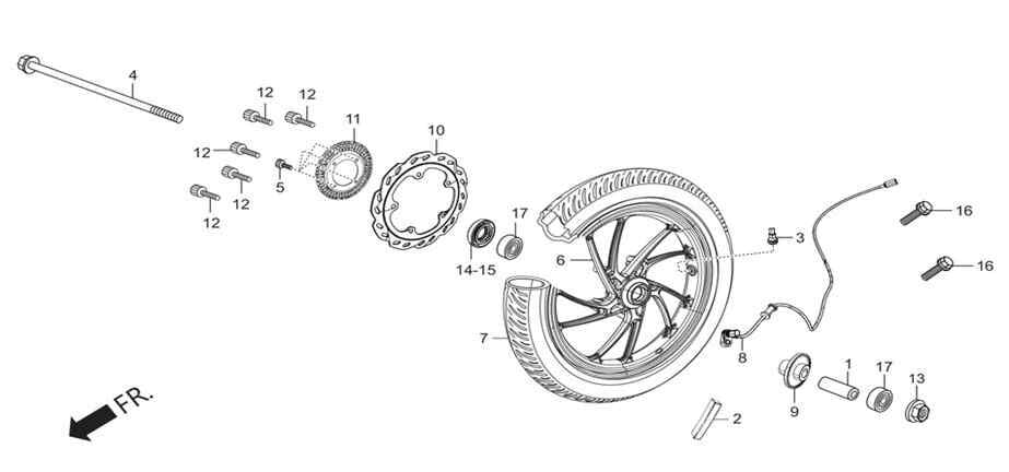 Hero Xpulse 200T (Xpulset) Disk Sensor Saci Orj ResimNo:11