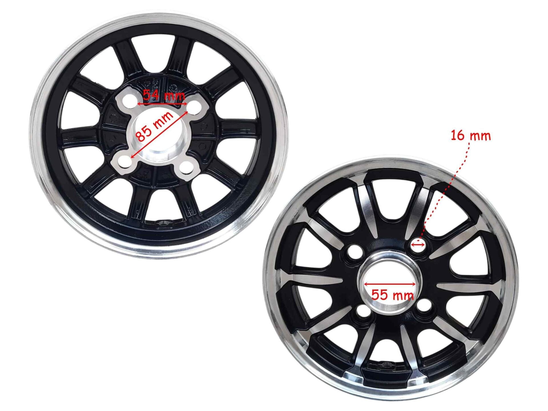 Ebıs E-Bis 3 Tekerli Binek Arka Jant Çelik 10-2.50