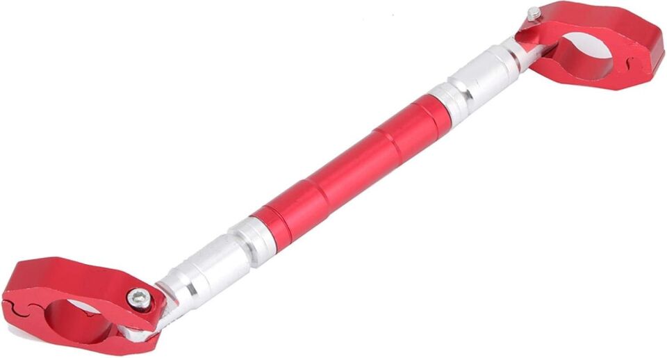 22Mm Alüminyum Alaşımlı Uzunluğu Ayarlanabilir Gidon Dengeleyici Bar Kırmızı