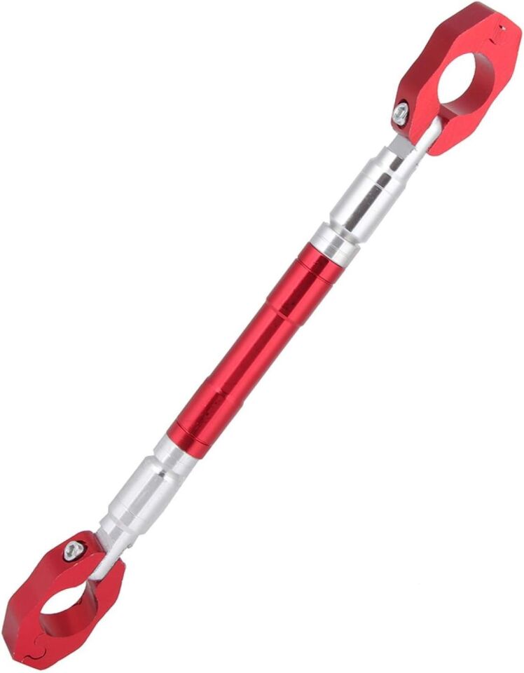 22Mm Alüminyum Alaşımlı Uzunluğu Ayarlanabilir Gidon Dengeleyici Bar Kırmızı