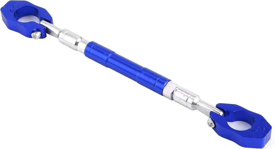 22Mm Alüminyum Alaşımlı Uzunluğu Ayarlanabilir Gidon Dengeleyici Bar Mavi