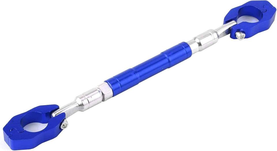22Mm Alüminyum Alaşımlı Uzunluğu Ayarlanabilir Gidon Dengeleyici Bar Mavi