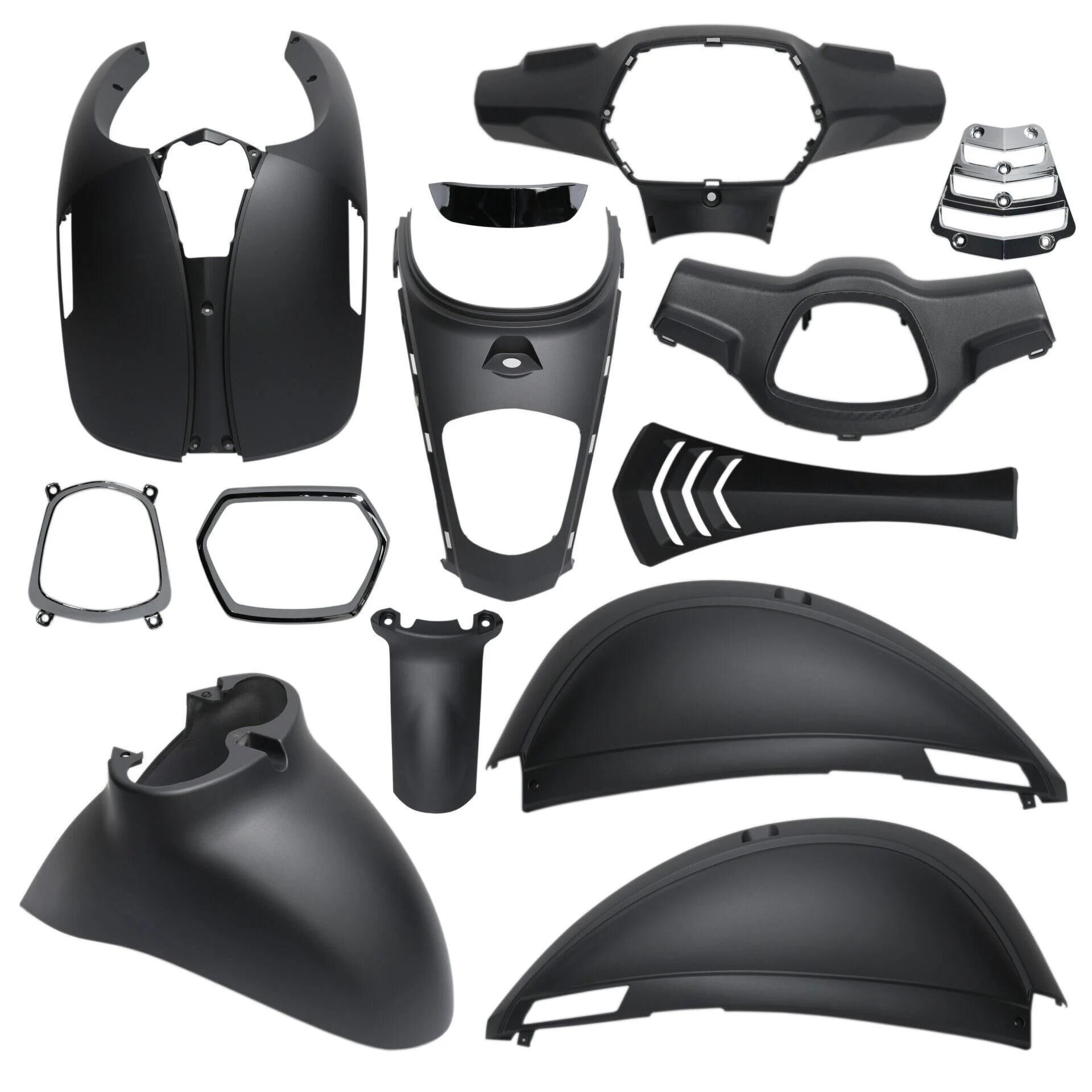 Kuba Bluebird 50 Kaporta Seti 13 Parça Siyah