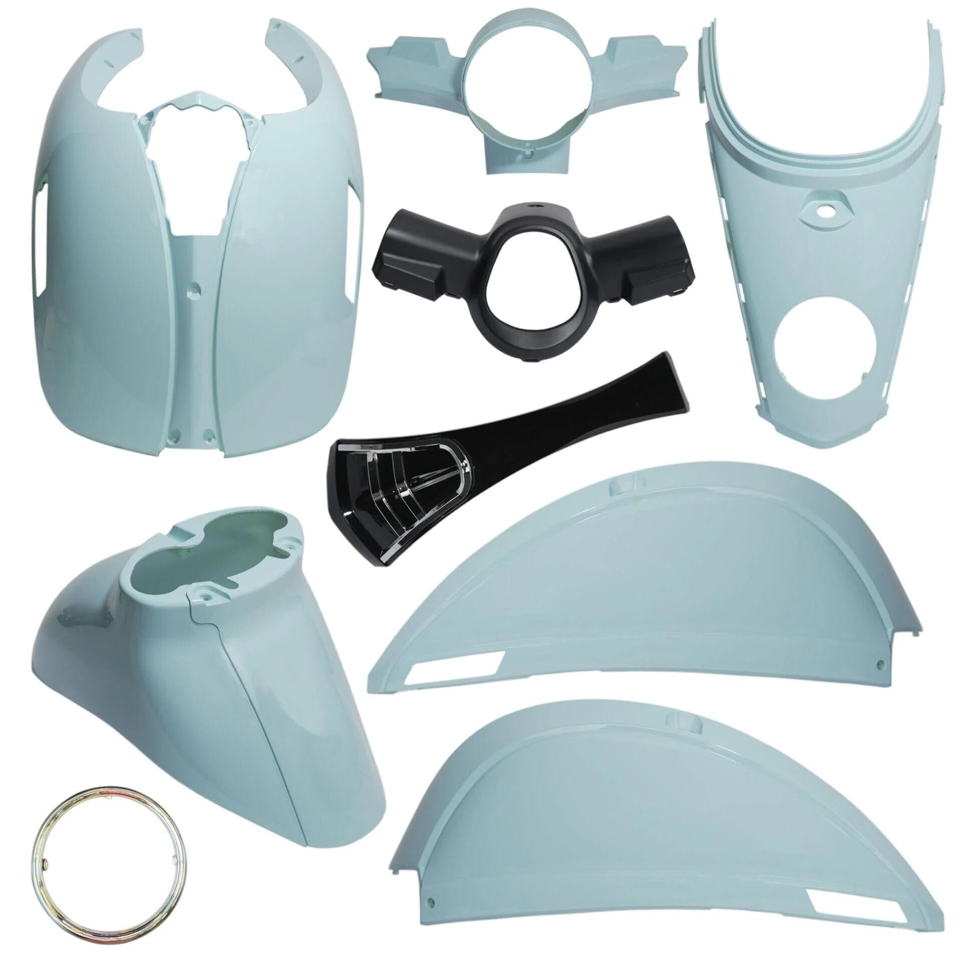 Kuba Blueberry 50 Kaporta Seti 10 Parça Turkuaz