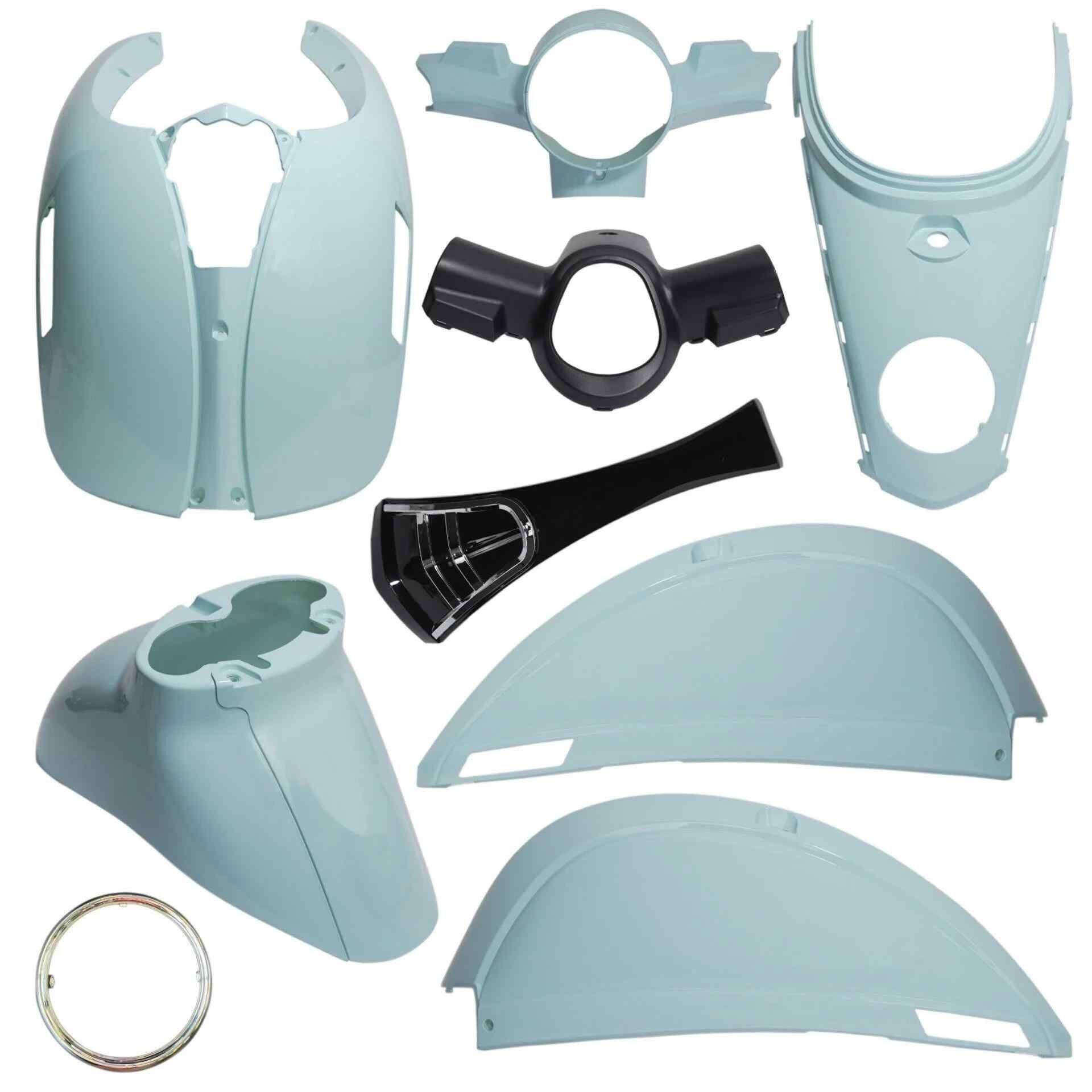 Kuba Blueberry 50 Kaporta Seti 10 Parça Turkuaz