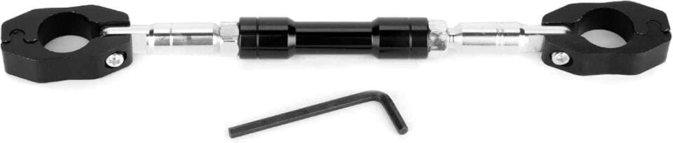 22Mm Alüminyum Alaşımlı Uzunluğu Ayarlanabilir Gidon Dengeleyici Bar Siyah