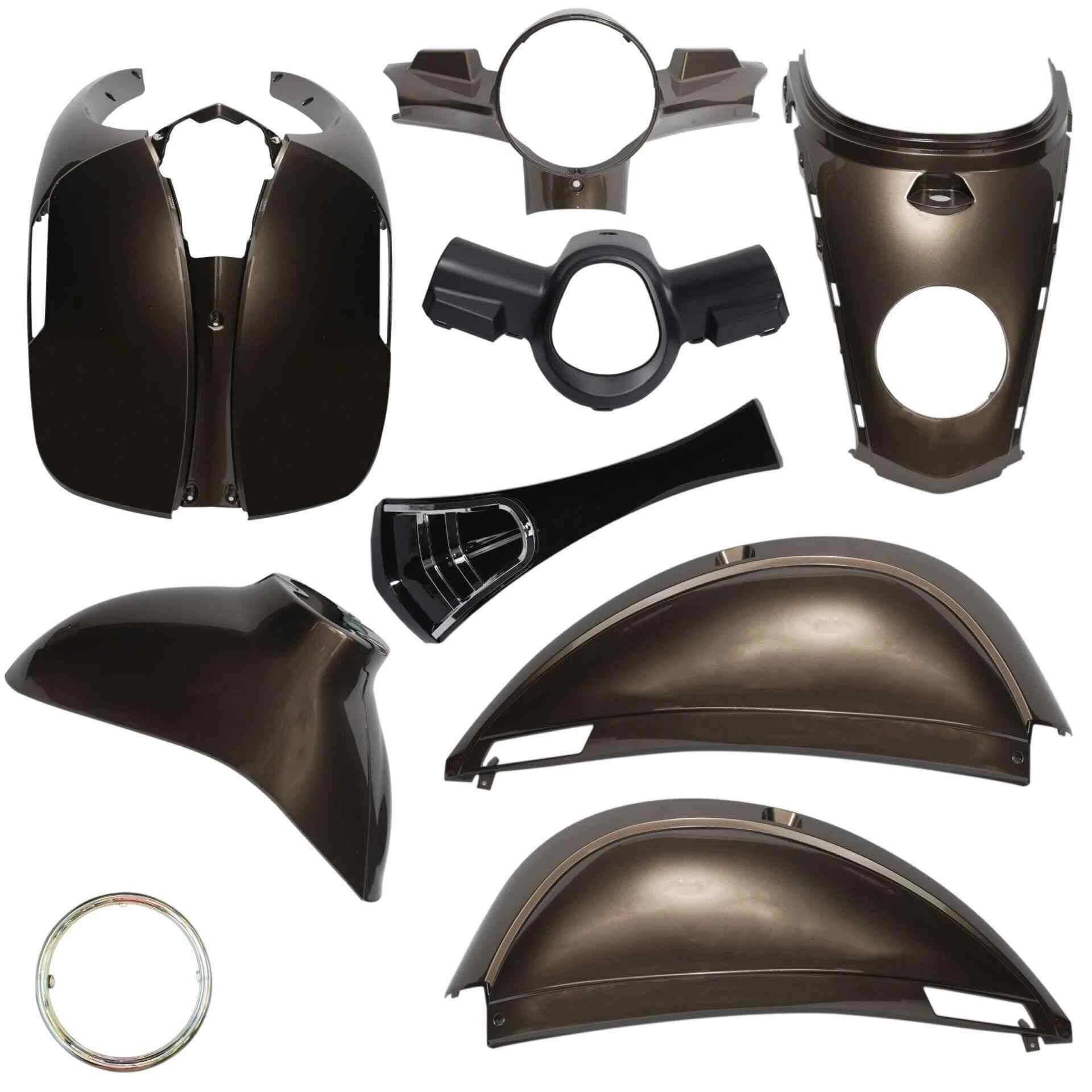 Kuba Blueberry 50 Kaporta Seti 10 Parça Kahverengi