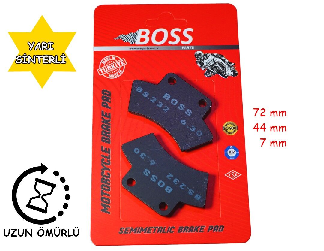 Cf Moto Park Fren Disk Balatası Boss Fa232 Atv 500-625 Polaris Quadzılla Jordan