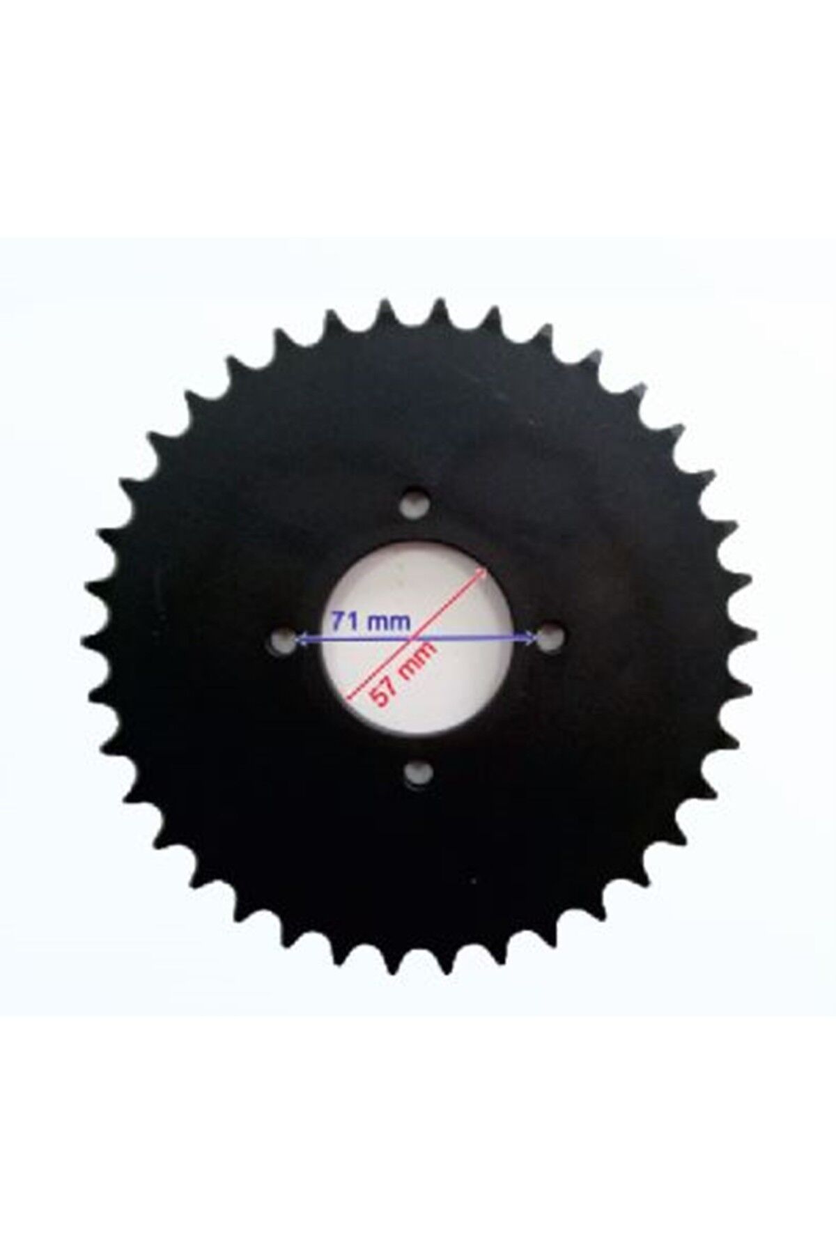 Atv Arka Dişli 520-38T İç 58X4 Delikli Ind Öm