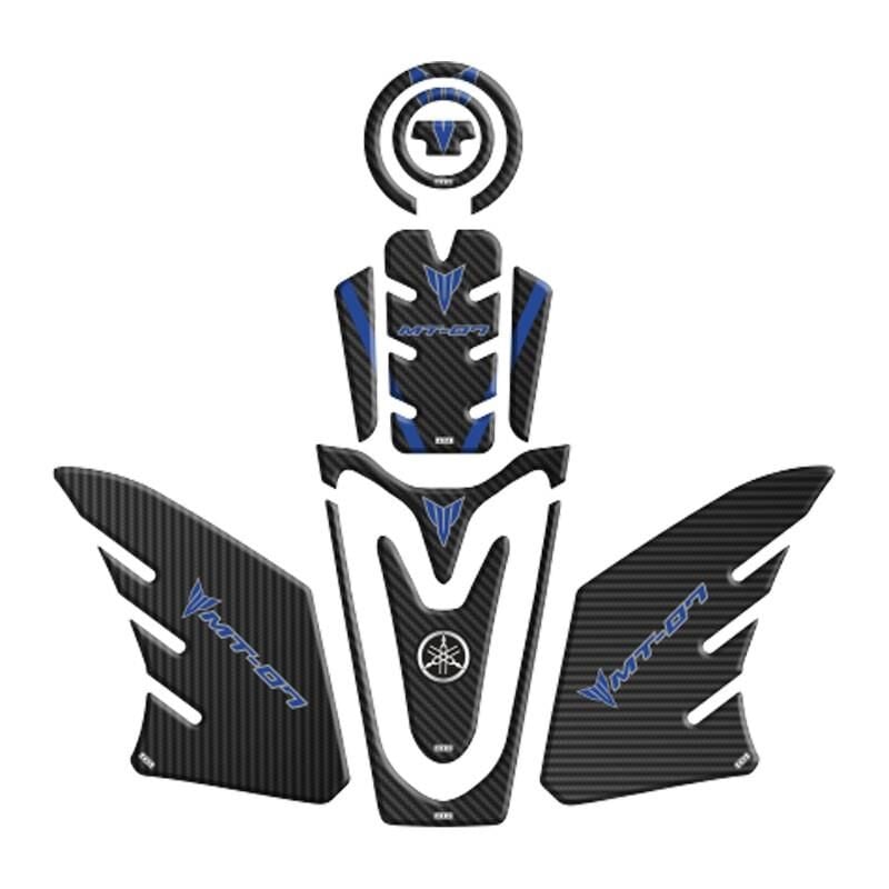 Yamaha Mt07 2021 - 2024 Uyumlu Tank Pad Set 003