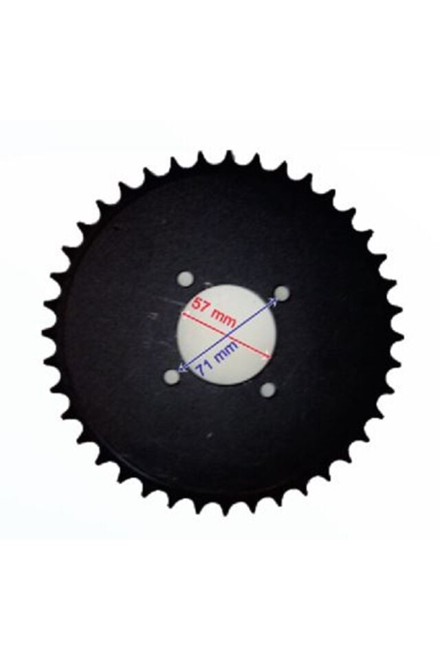 Atv Arka Dişli 520-40T İç 58X4 Delikli Ind Öm