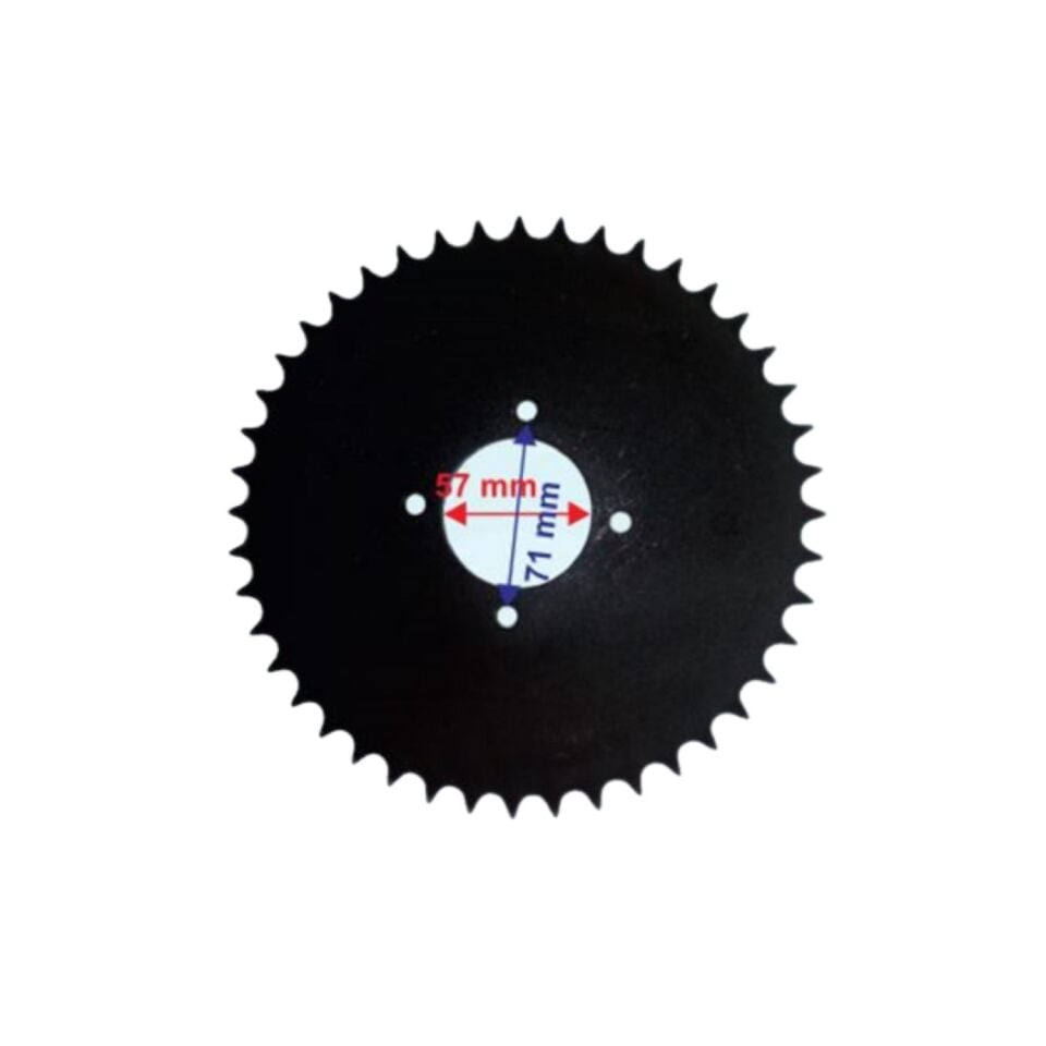 Atv Arka Dişli 520-44T İç 58X4 Delikli Ind Öm