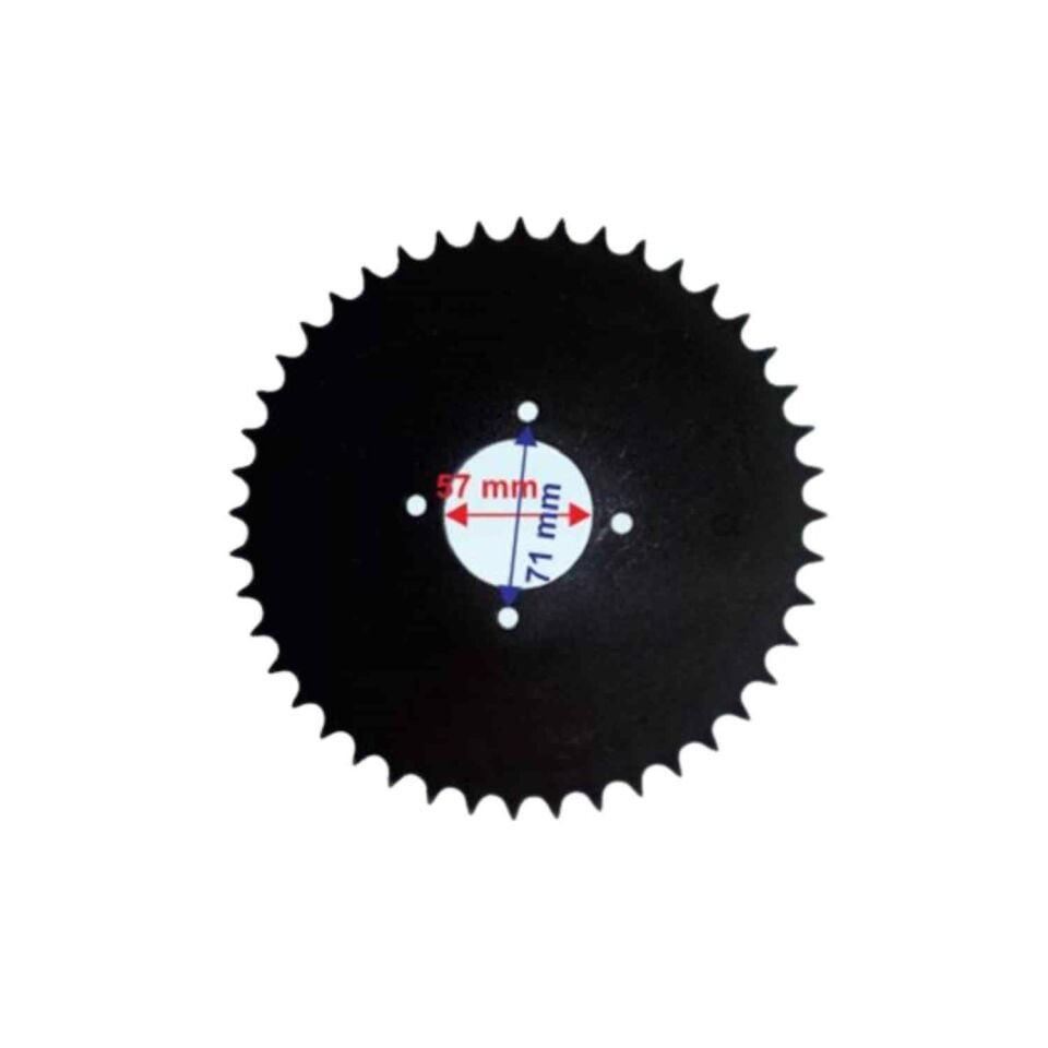 Atv Arka Dişli 520-44T İç 58X4 Delikli Ind Öm