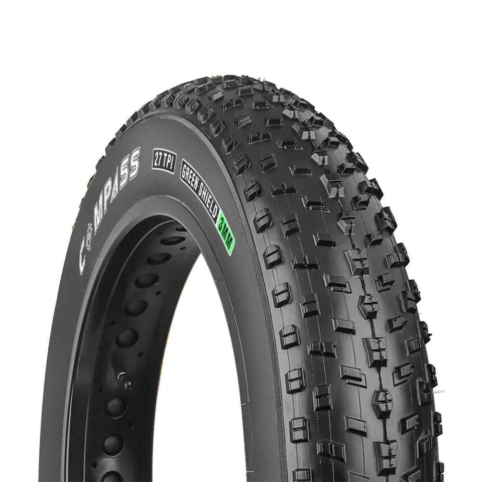 Dış Lastik Fatbike Kalın Teker 20X4.0 Tt Siyah Compass 3 Mm Zırh