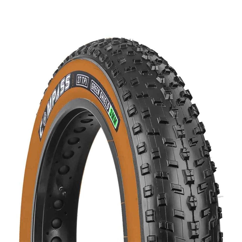 Dış Lastik Fatbike Kalın Teker 20X4.0 Tt Amber Yanak Compass 3 Mm Zırh