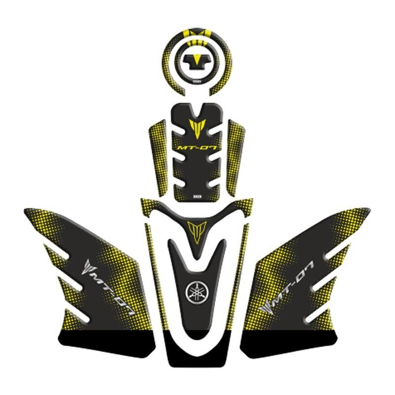 Yamaha Mt07 2021 - 2024 Uyumlu Tank Pad Set 007