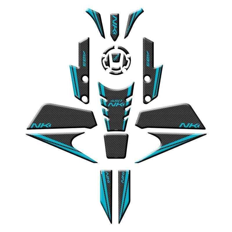 Cf Moto 450 Nk 2024 Uyumlu Full Tank Pad Set 003