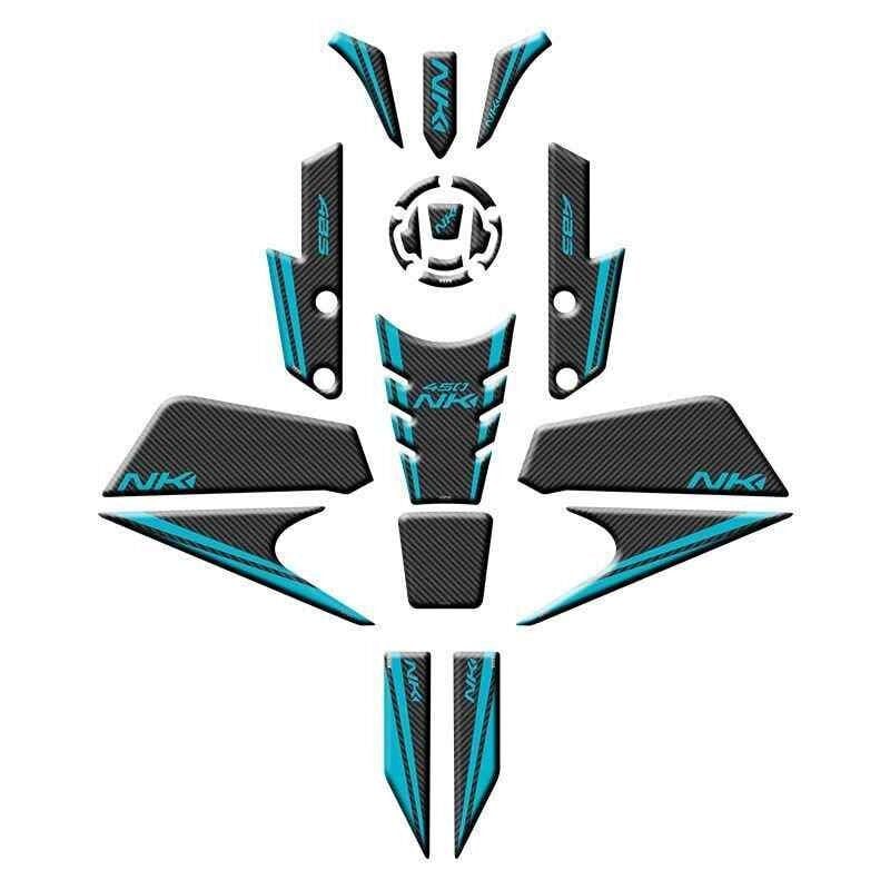 Cf Moto 450 Nk 2024 Uyumlu Full Tank Pad Set 003