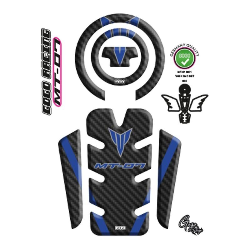 Yamaha Mt07 2021 - 2024 Uyumlu Tank Pad 003