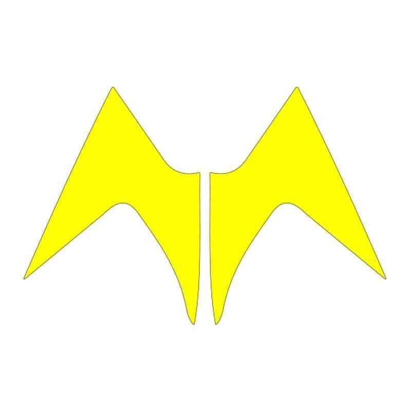 Mondial Mh Drift 2011 - 2020 Uyumlu Flo Sarı Ön Siperlik Yan Sticker