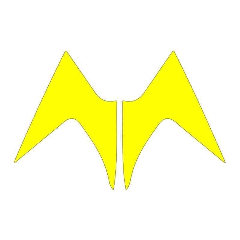 Mondial Mh Drift 2011 - 2020 Uyumlu Flo Sarı Ön Siperlik Yan Sticker