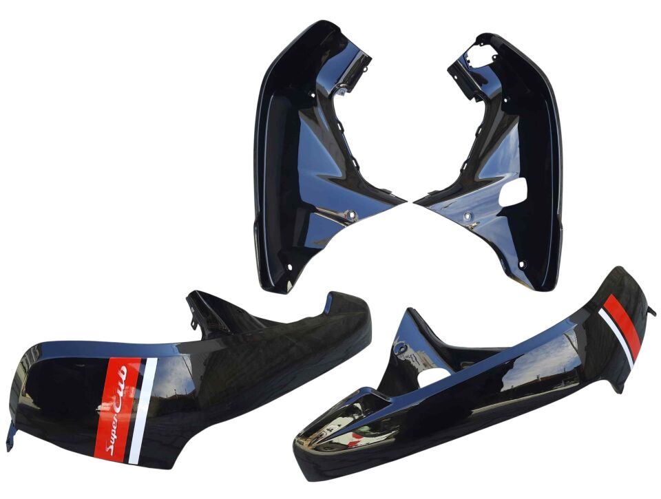 Super Cub Dizlik Sağ-Sol Siyah