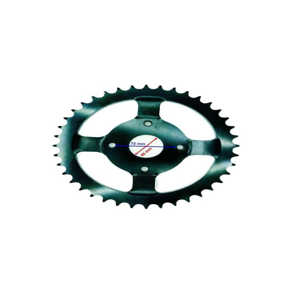 Atv Arka Dişli 530-40T İç 40X4 Delikli Çanaklı Ind Öm