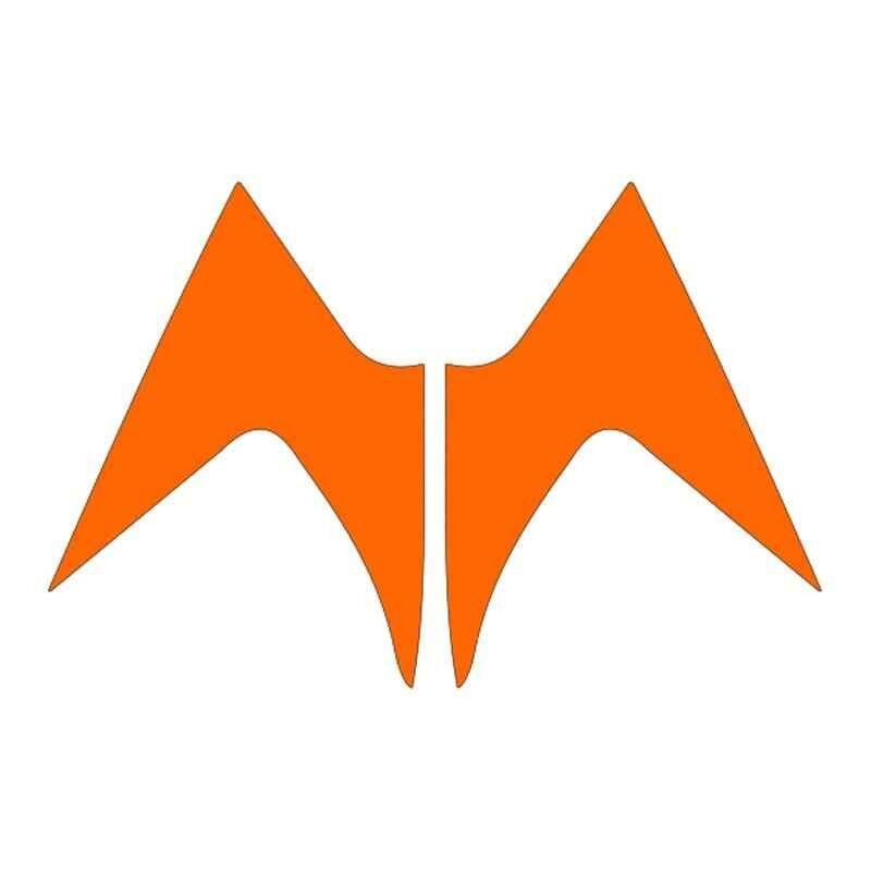 Mondial Mh Drift 2011 - 2020 Uyumlu Flo Turuncu Ön Siperlik Yan Sticker