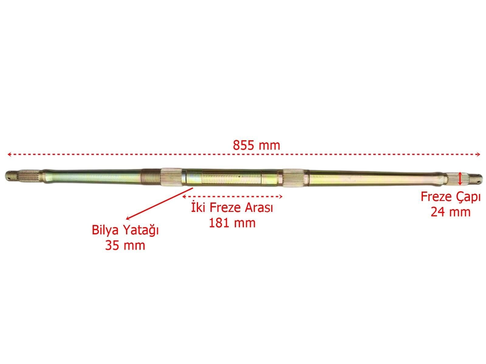 Atv Apachi Bs200 Aks 855 Mm Tek Yivli Bilya Yatağı 35 23 Freze Sekmanlı Öm