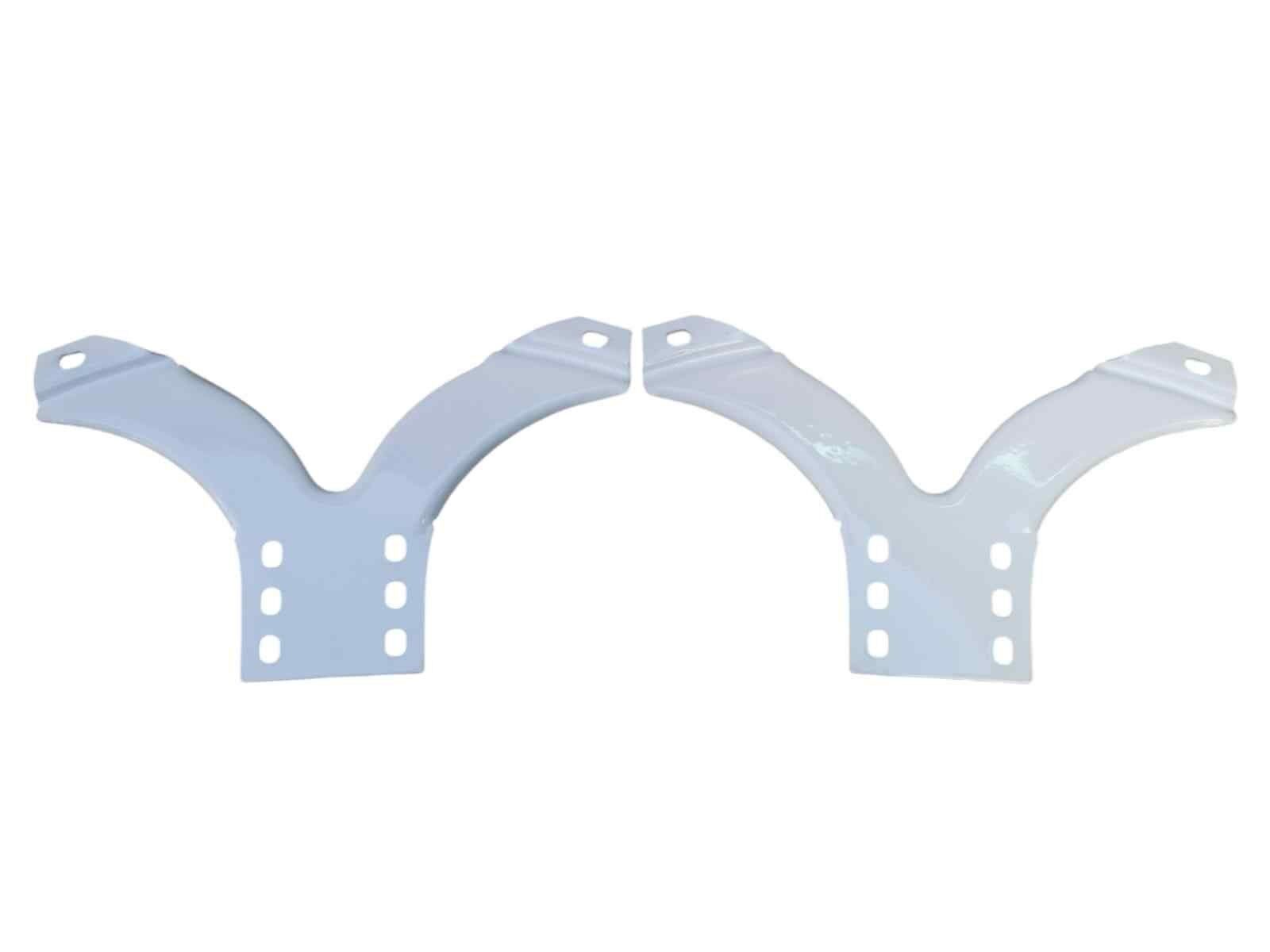 125 Cg Ön Çamurluk Bağlantı Sacı Beyaz 2 Li