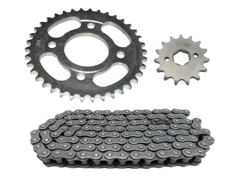 Cg Model Ön-Arka Dişli Zincir Set 428H 102L 38-15T Blc