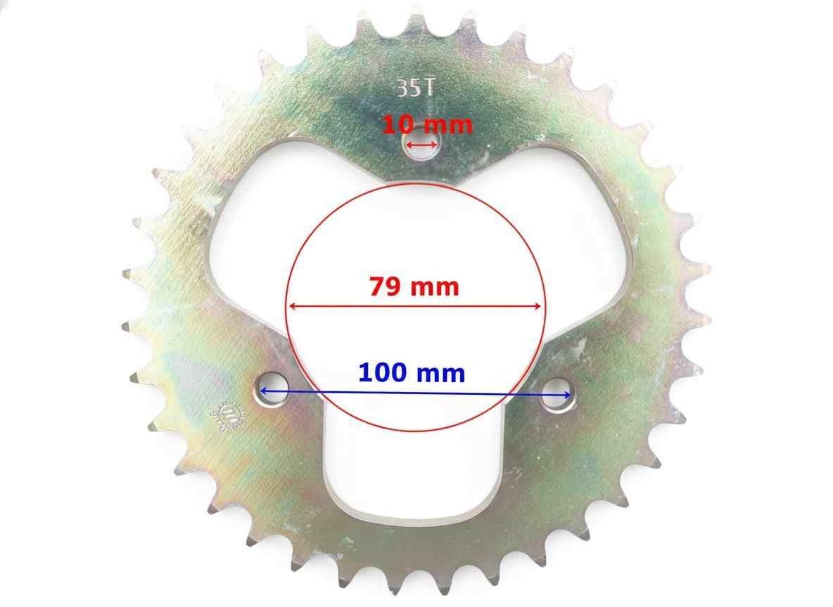 Atv Viptrac 200 Arka Dişli 530-35T İç 80 Mm Öm