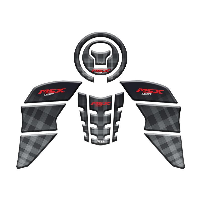 Honda Msx 2014 - 2022 Uyumlu Tank Pad Set 004