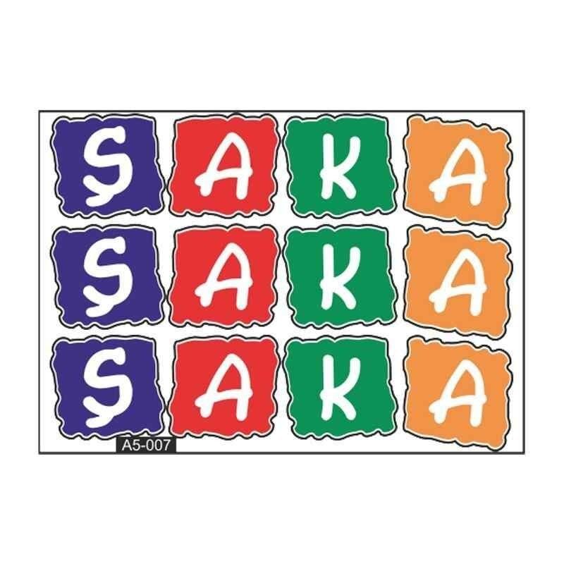 A5 Sticker 011 Tek Paket Çoklu