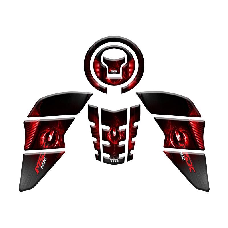 Honda Msx 2014 - 2022 Uyumlu Tank Pad Set 008