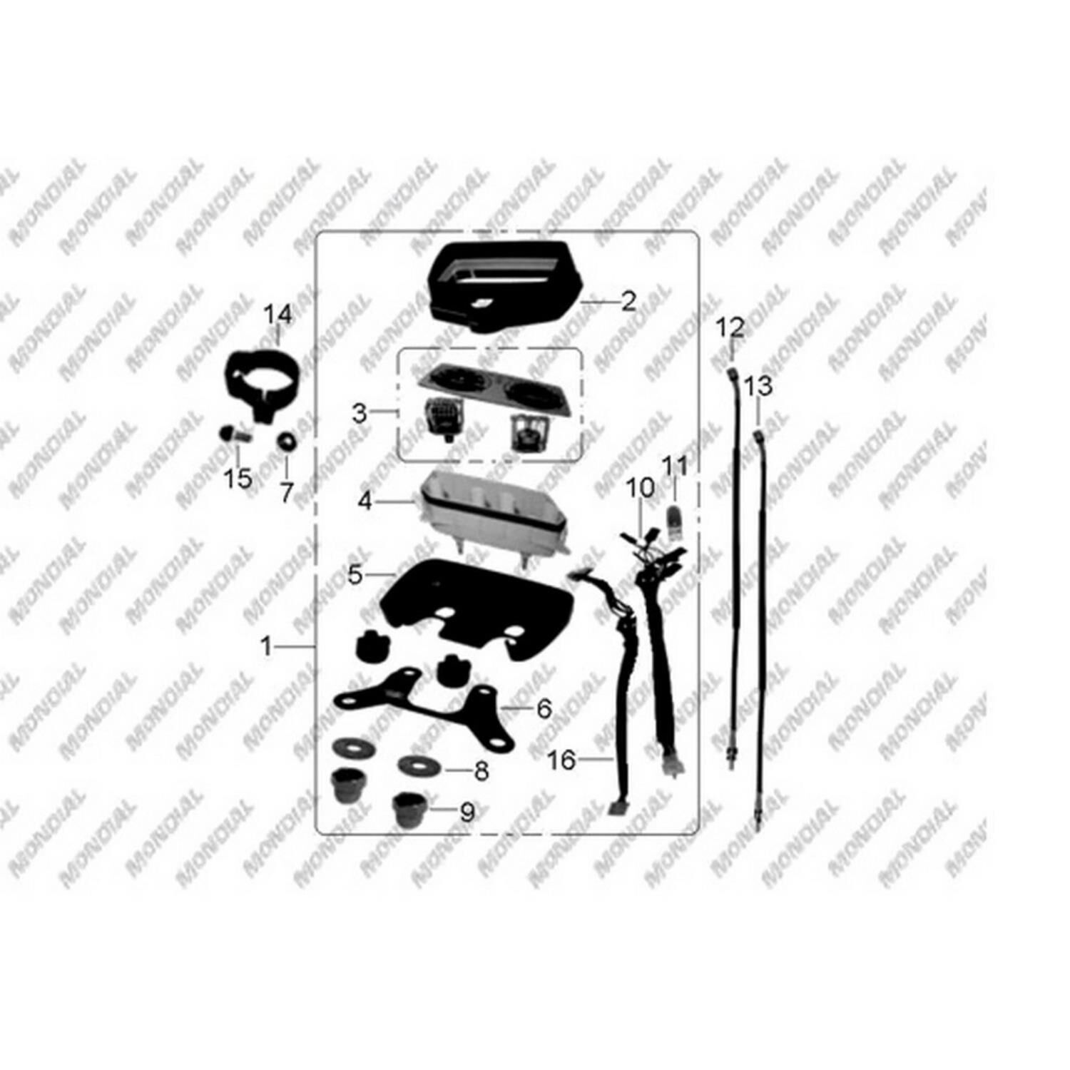 125Mg Classıc Gösterge Paneli Tesisatı Orj