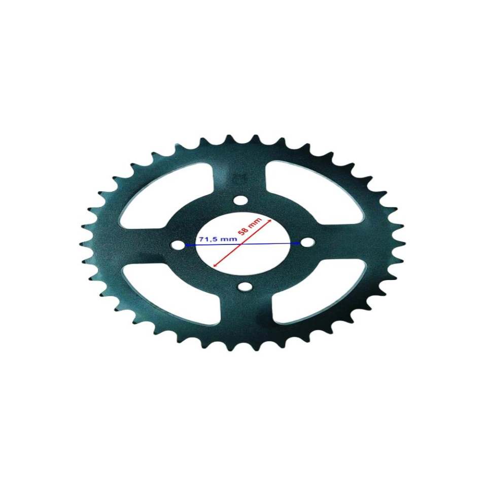 Atv Arka Dişli 530-38T İç 58X4 Delikli Ind Öm