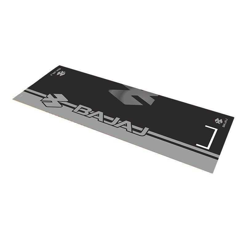 Bajaj Gri Desenli 80 X 220 Cm Kaydırmaz Motosiklet Halısı