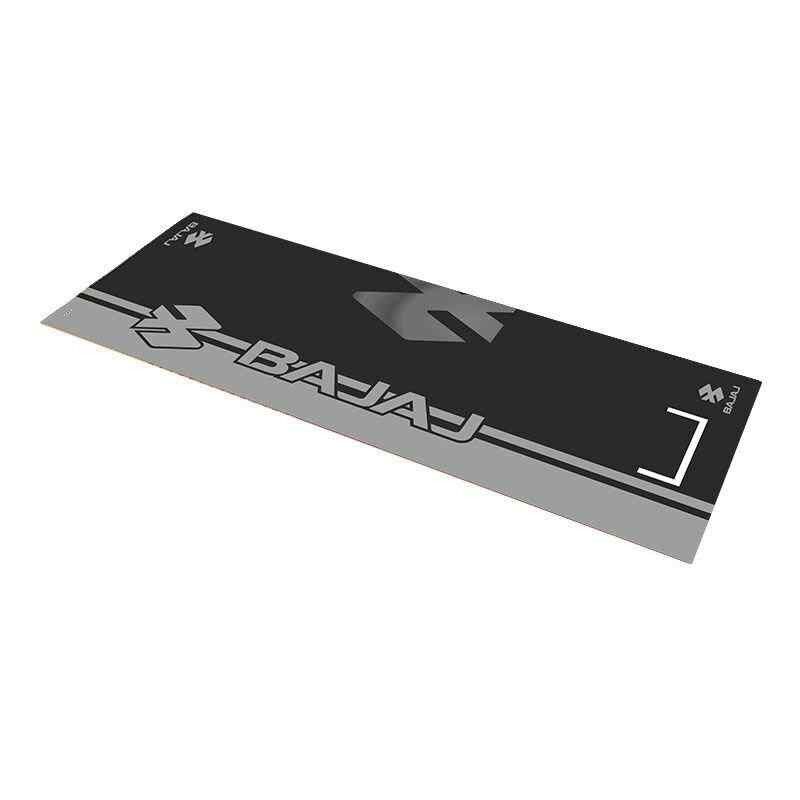 Bajaj Gri Desenli 80 X 220 Cm Kaydırmaz Motosiklet Halısı