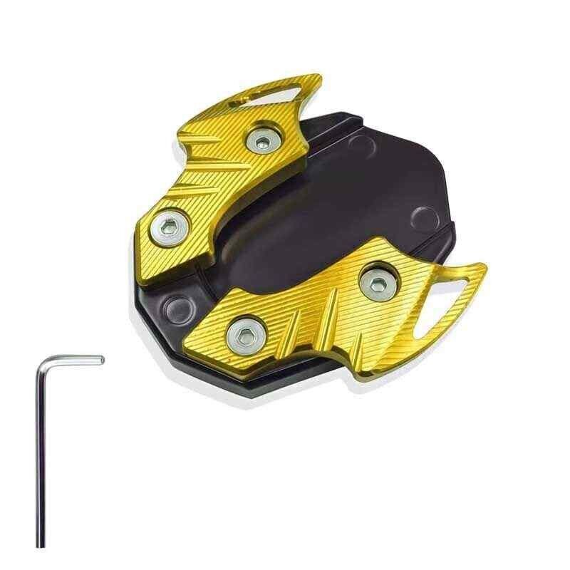 Honda Pcx 2021 2024 Uyumlu Yan Ayak Genişletme Yarasa Model Gold