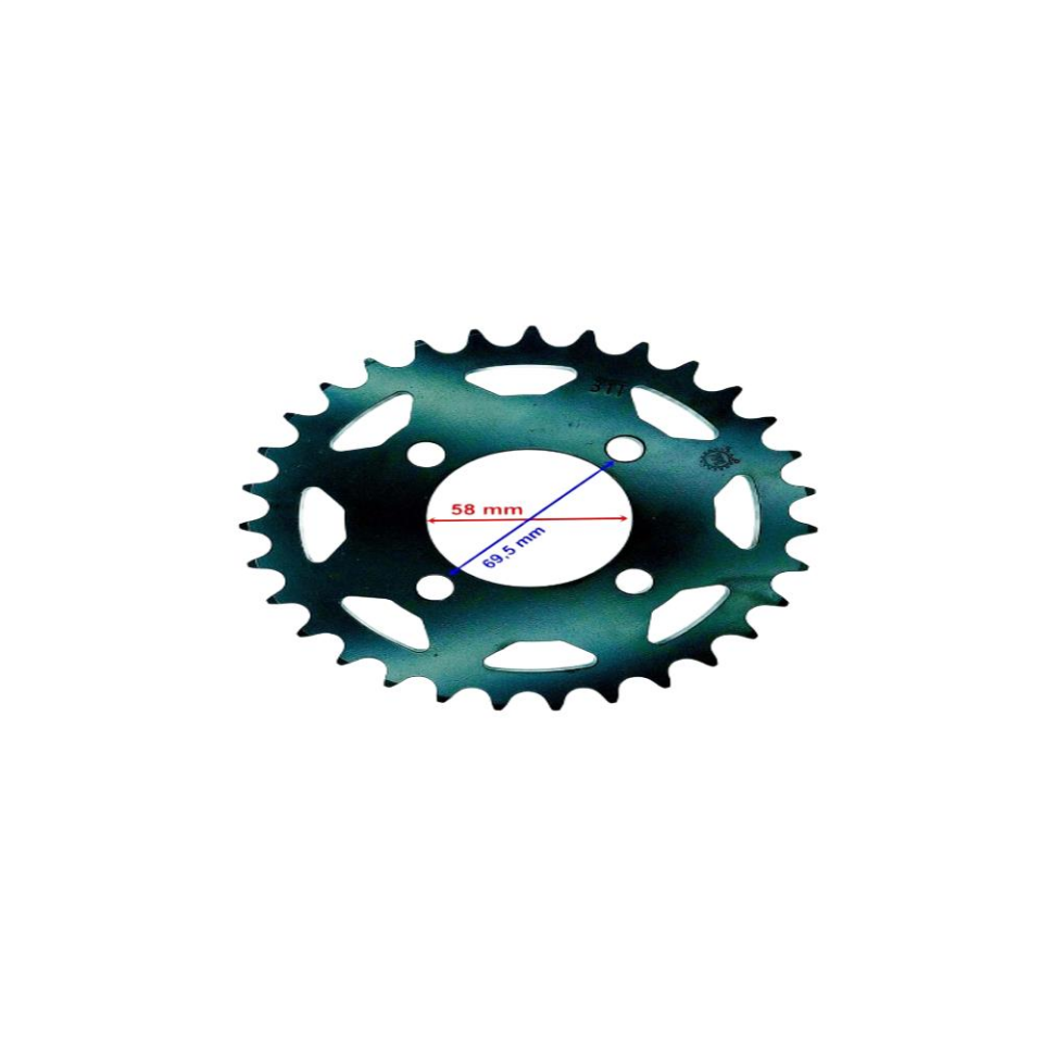 Atv Arka Dişli 530-31T İç 58X4 Delikli Ind Öm