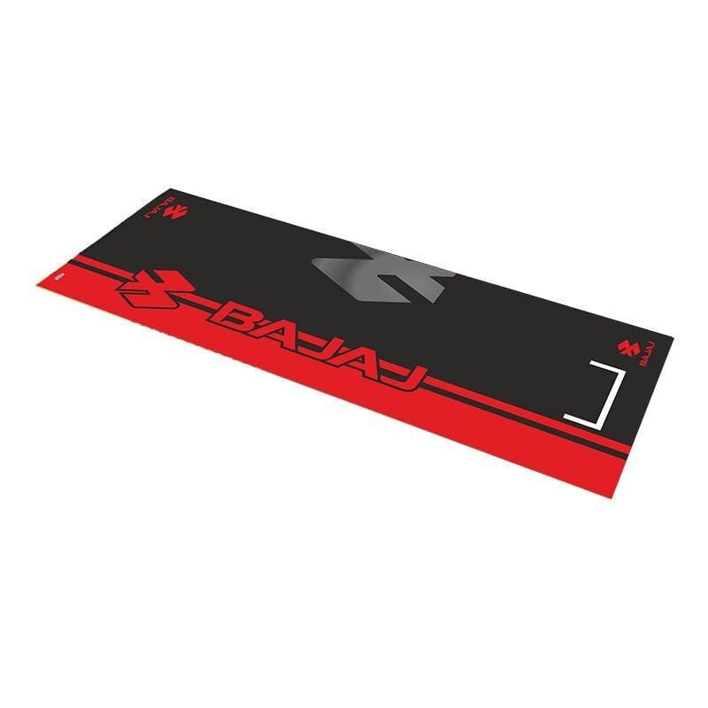 Bajaj Kırmızı Desenli 80 X 220 Cm Kaydırmaz Motosiklet Halısı