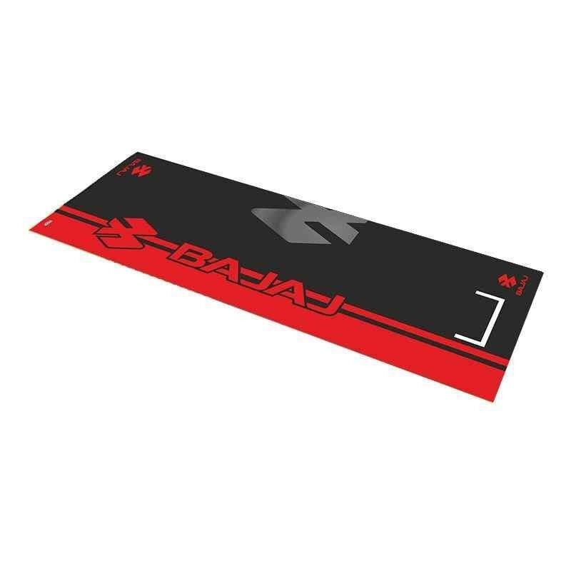 Bajaj Kırmızı Desenli 80 X 220 Cm Kaydırmaz Motosiklet Halısı