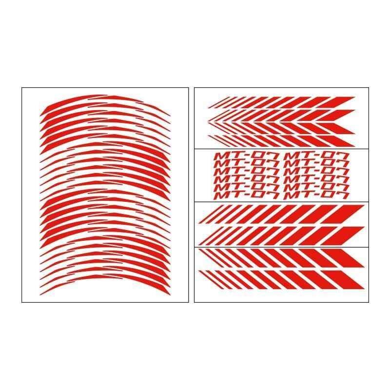 Yamaha Florasan Sarı Mt-07 Uyumlu Racıng 1 Set Jant Şeridi